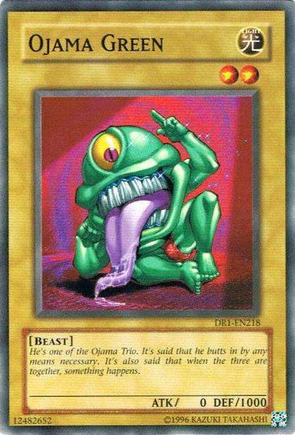 Ojama Green [DR1-EN218] Common Yu-Gi-Oh!