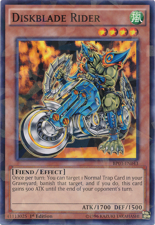 Diskblade Rider [BP03-EN043] Shatterfoil Rare Yu-Gi-Oh!
