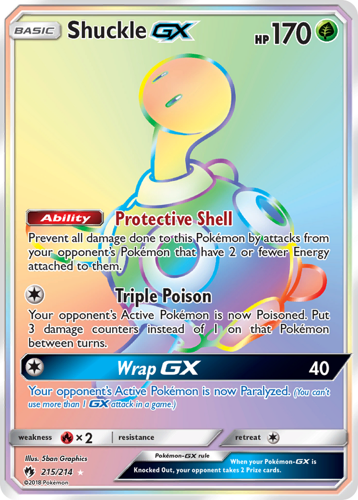 Shuckle GX (215/214) [Sun & Moon: Lost Thunder] Pokémon