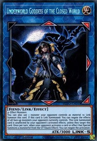 Underworld Goddess of the Closed World [BLVO-EN050] Secret Rare Yu-Gi-Oh!