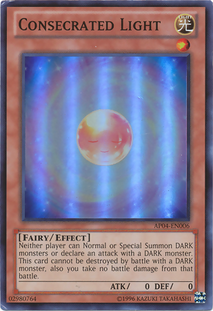 Consecrated Light [AP04-EN006] Super Rare Yu-Gi-Oh!