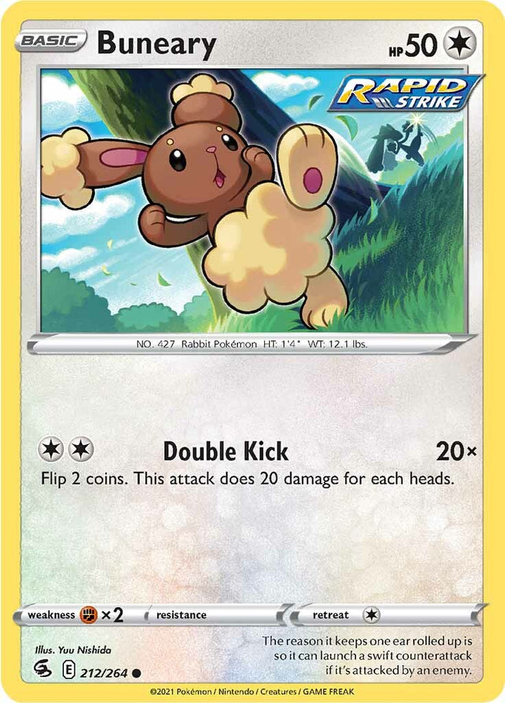 Buneary (212/264) [Sword & Shield: Fusion Strike] Pokémon