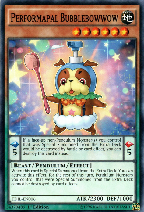Performapal Bubblebowwow [TDIL-EN006] Common Yu-Gi-Oh!