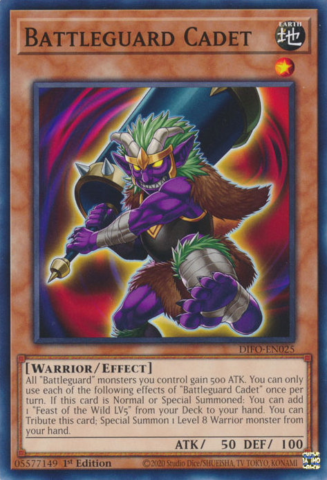 Battleguard Cadet [DIFO-EN025] Common Yu-Gi-Oh!