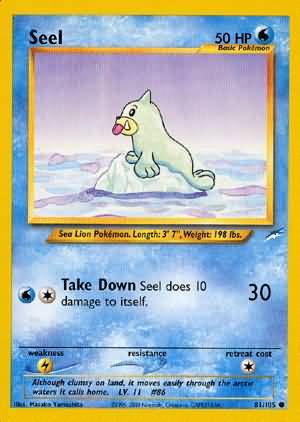 Seel (81/105) [Neo Destiny Unlimited] Pokémon