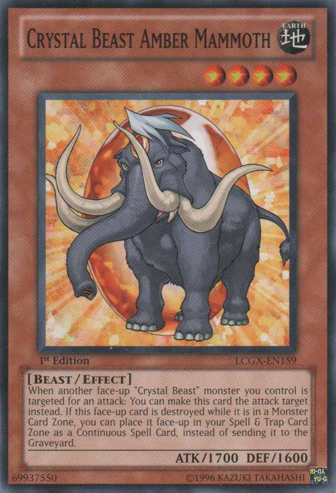 Crystal Beast Amber Mammoth [LCGX-EN159] Common Yu-Gi-Oh!