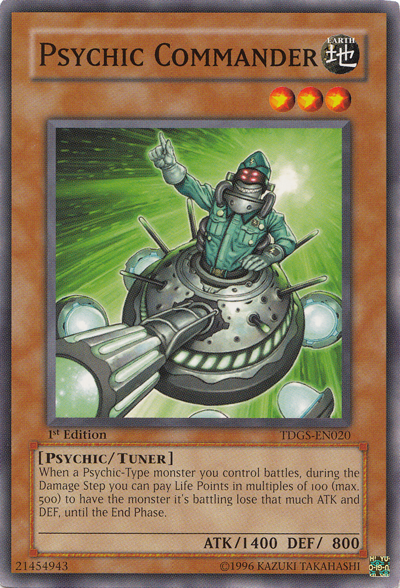Psychic Commander [TDGS-EN020] Common Yu-Gi-Oh!