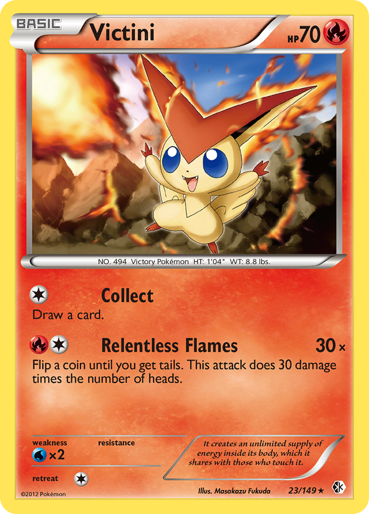 Victini (23/149) [Black & White: Boundaries Crossed] Pokémon