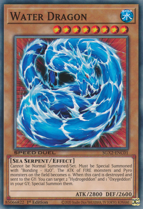 Water Dragon [SGX2-ENC01] Common Yu-Gi-Oh!