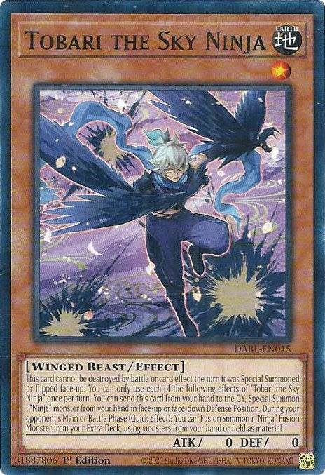 Tobari the Sky Ninja [DABL-EN015] Common Yu-Gi-Oh!