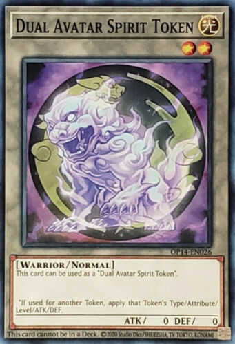 Dual Avatar Spirit Token [OP14-EN026] Super Rare Yu-Gi-Oh!