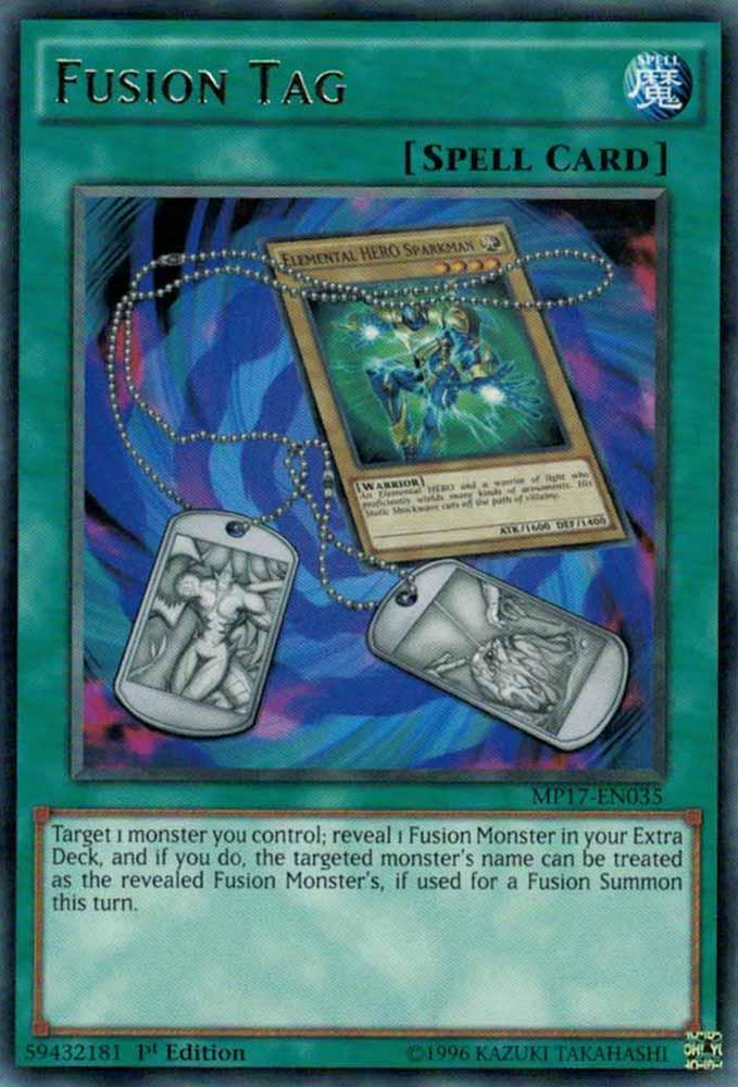 Fusion Tag [MP17-EN035] Rare Yu-Gi-Oh!