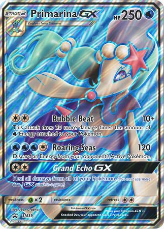 Primarina GX (SM39) (Jumbo Card) [Sun & Moon: Black Star Promos] Pokémon