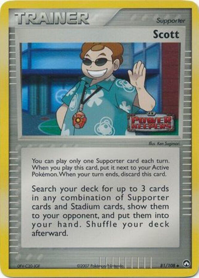 Scott (81/108) (Stamped) [EX: Power Keepers] Pokémon