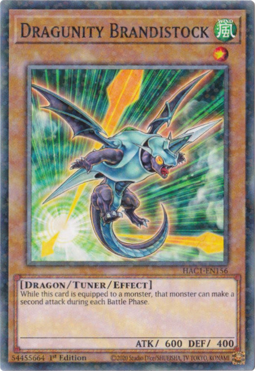 Dragunity Brandistock (Duel Terminal) [HAC1-EN156] Common Yu-Gi-Oh!