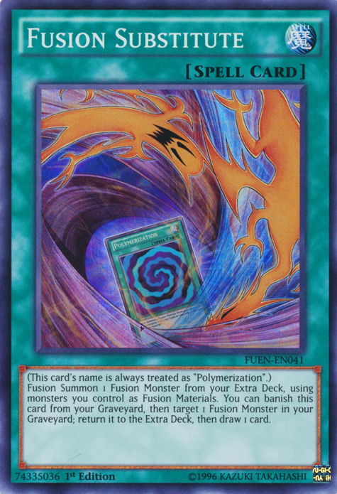 Fusion Substitute [FUEN-EN041] Super Rare Yu-Gi-Oh!