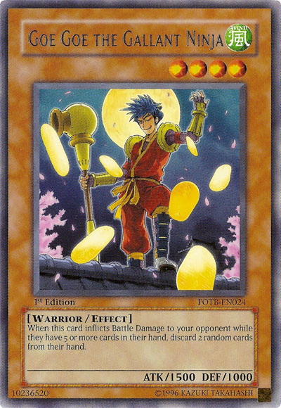 Goe Goe the Gallant Ninja [FOTB-EN024] Rare Yu-Gi-Oh!
