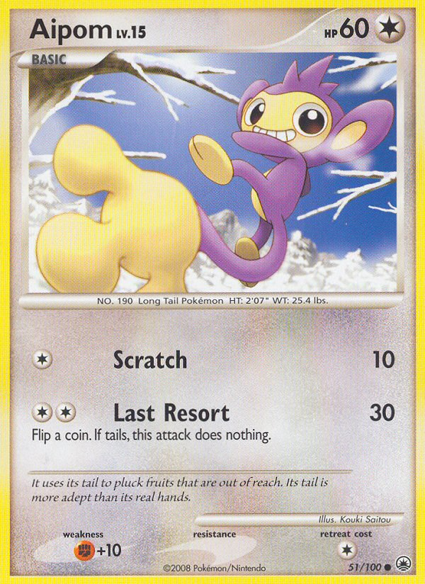 Aipom (51/100) [Diamond & Pearl: Majestic Dawn] Pokémon