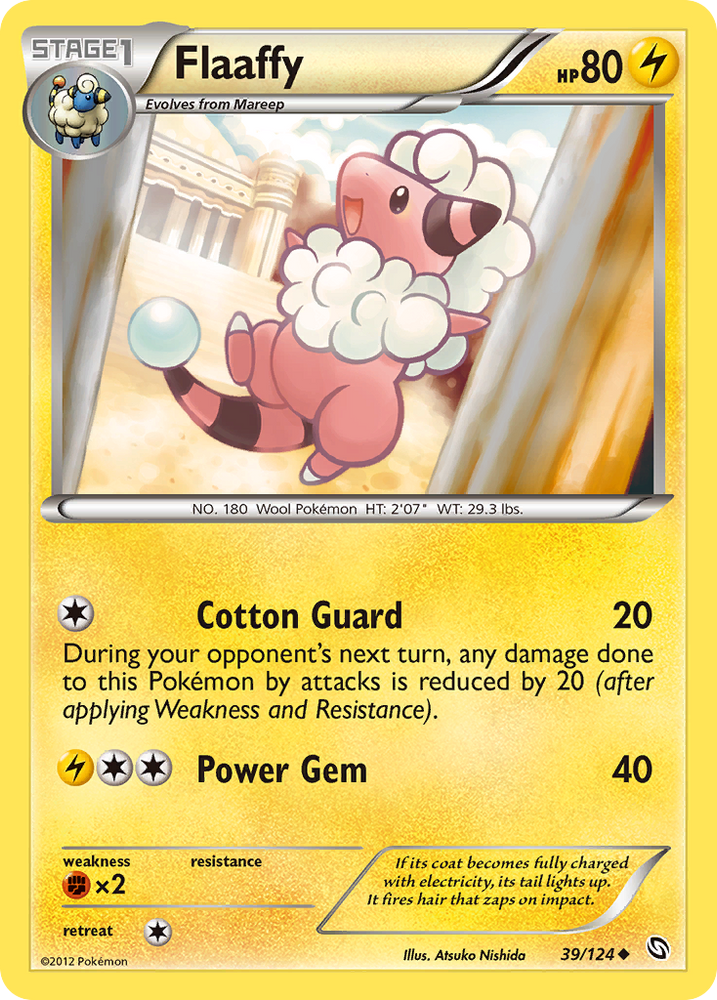 Flaaffy (39/124) [Black & White: Dragons Exalted] Pokémon