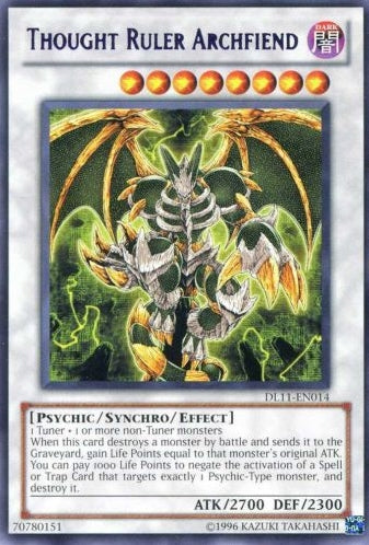 Thought Ruler Archfiend (Purple) [DL11-EN014] Rare Yu-Gi-Oh!