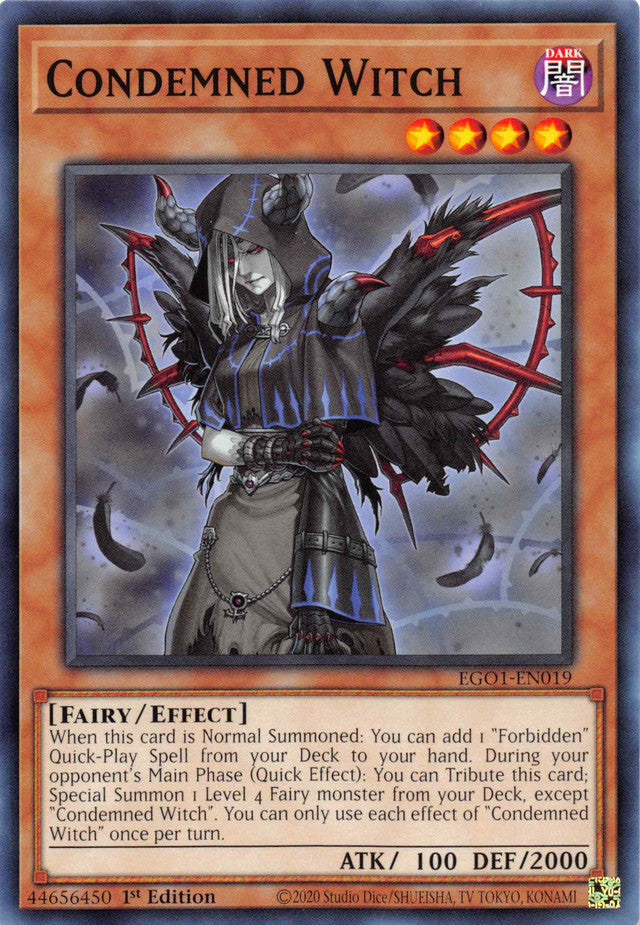 Condemned Witch [EGO1-EN019] Common Yu-Gi-Oh!