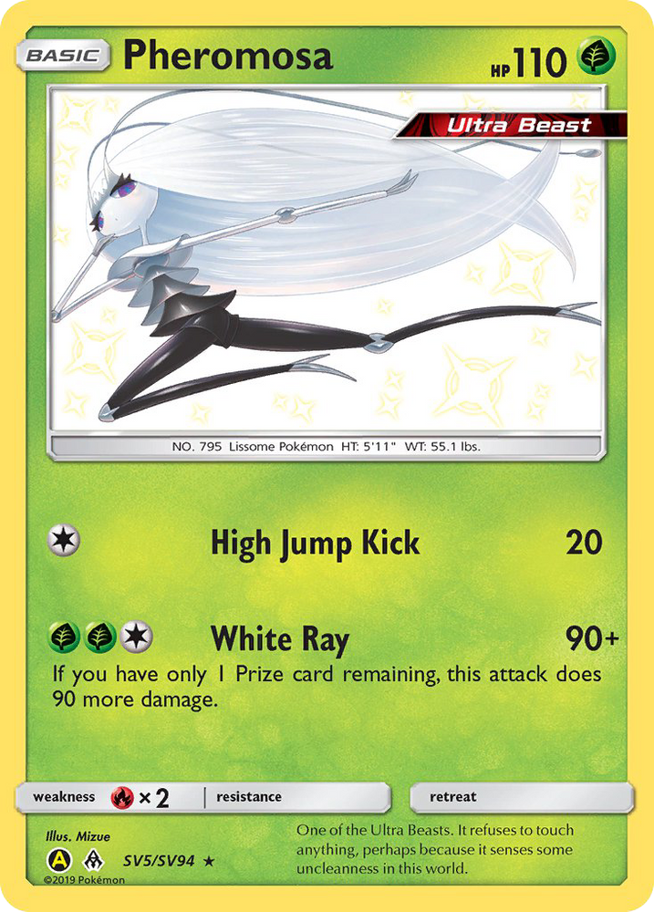 Pheromosa (SV5/SV94) [Sun & Moon: Hidden Fates - Shiny Vault] Pokémon