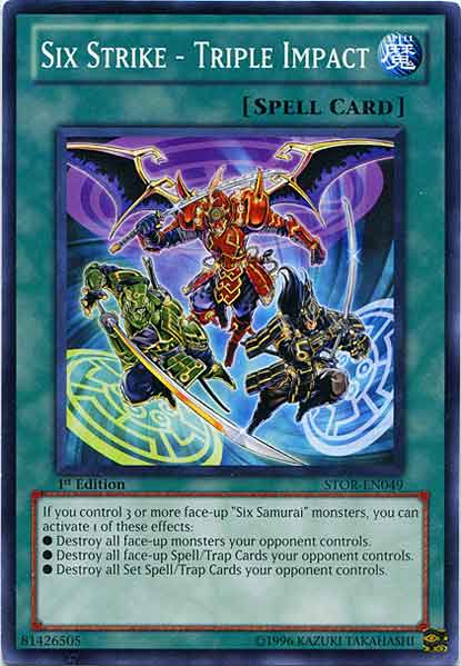 Six Strike - Triple Impact [STOR-EN049] Common Yu-Gi-Oh!