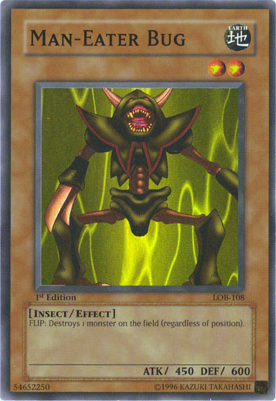 Man-Eater Bug [LOB-108] Super Rare Yu-Gi-Oh!