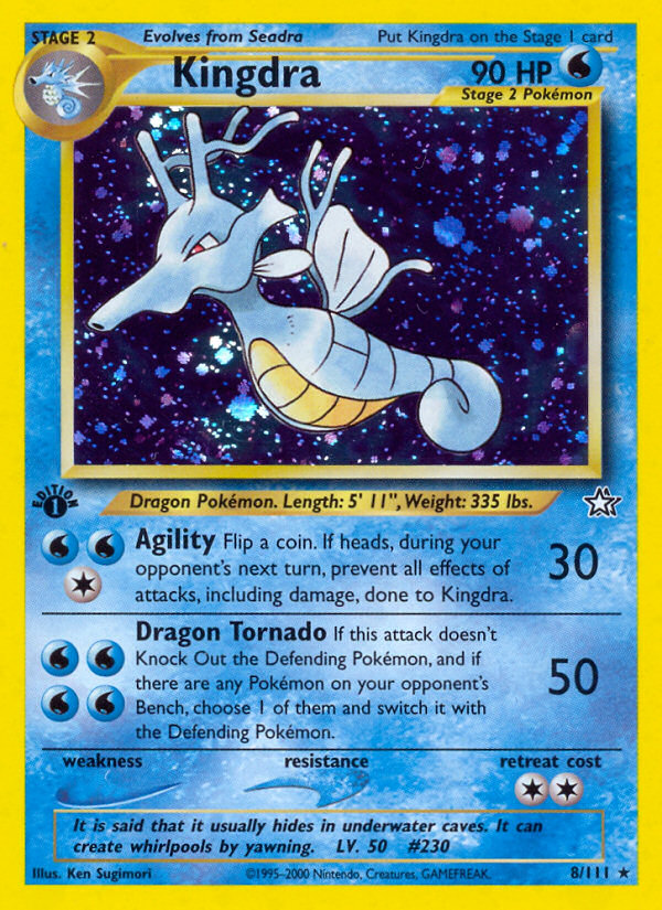 Kingdra (8/111) [Neo Genesis 1st Edition] Pokémon