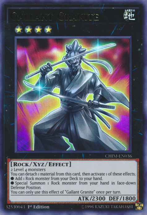 Gallant Granite [CHIM-EN036] Ultra Rare Yu-Gi-Oh!