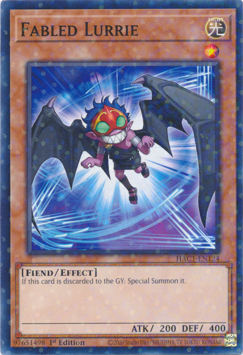 Fabled Lurrie (Duel Terminal) [HAC1-EN124] Common Yu-Gi-Oh!