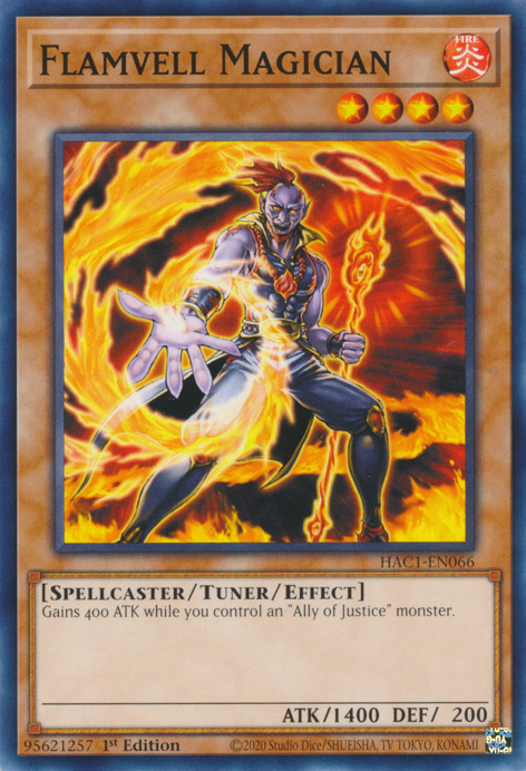 Flamvell Magician [HAC1-EN066] Common Yu-Gi-Oh!
