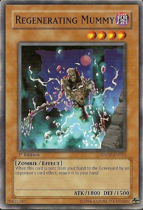 Regenerating Mummy [SDZW-EN012] Common Yu-Gi-Oh!
