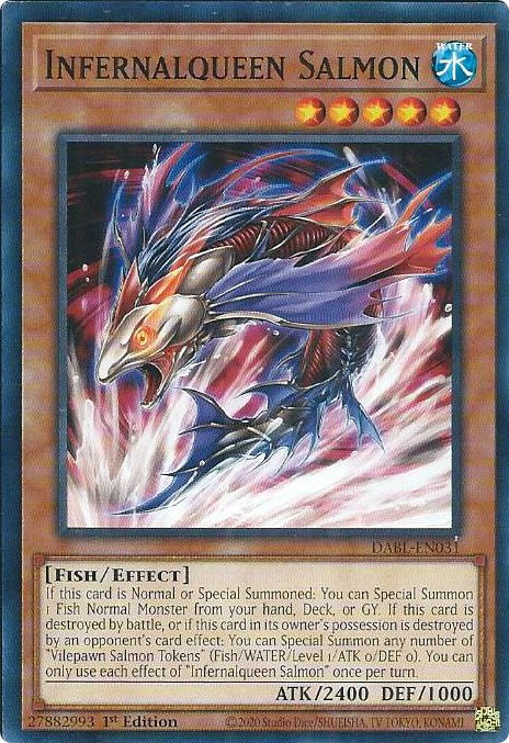 Infernalqueen Salmon [DABL-EN031] Common Yu-Gi-Oh!