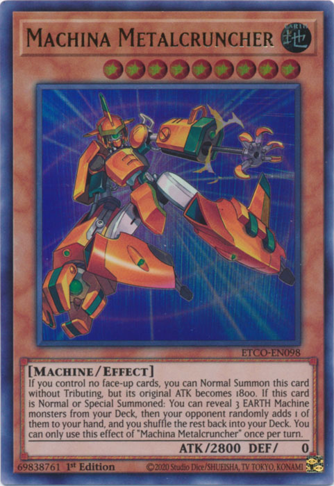 Machina Metalcruncher [ETCO-EN098] Ultra Rare Yu-Gi-Oh!