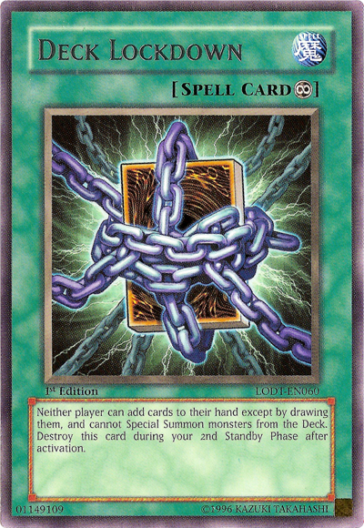Deck Lockdown [LODT-EN060] Rare Yu-Gi-Oh!