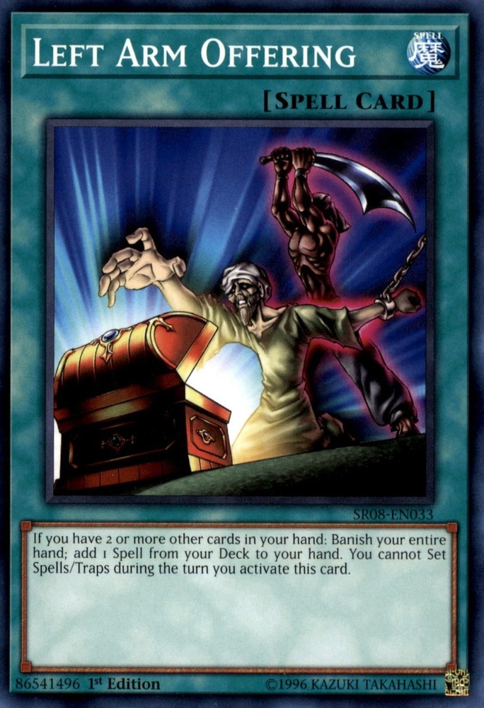 Left Arm Offering [SR08-EN033] Common Yu-Gi-Oh!