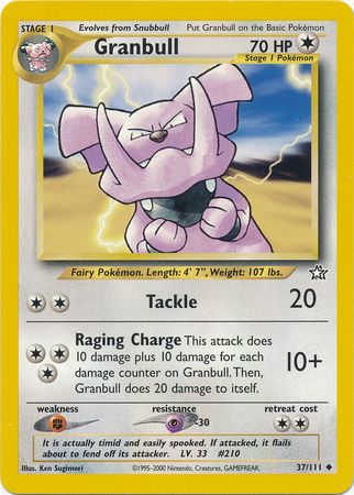 Granbull (37/111) [Neo Genesis Unlimited] Pokémon