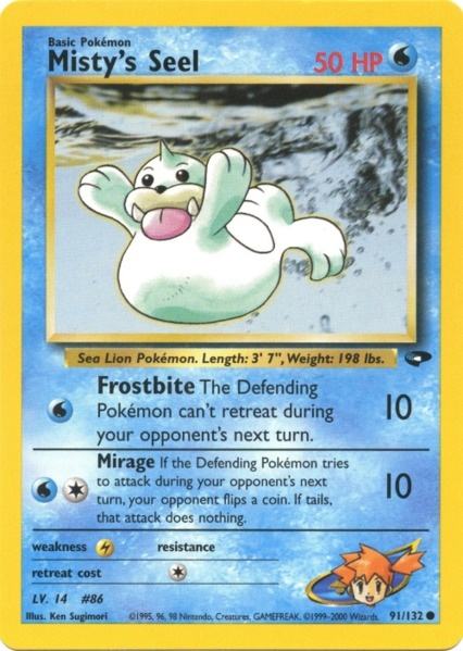 Misty's Seel (91/132) [Gym Challenge Unlimited] Pokémon