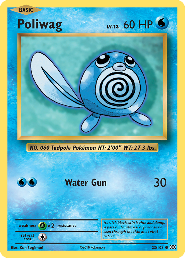 Poliwag (23/108) [XY: Evolutions] Pokémon
