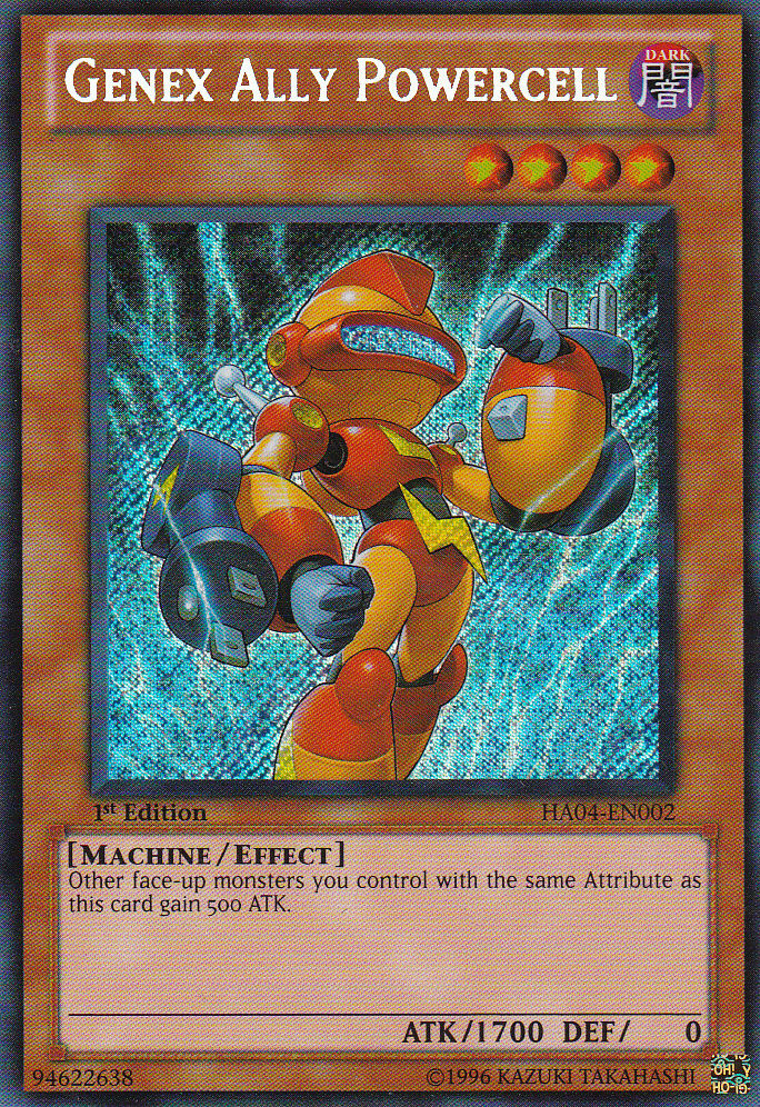 Genex Ally Powercell [HA04-EN002] Secret Rare Yu-Gi-Oh!