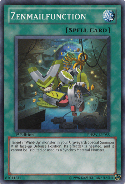 Zenmailfunction [PHSW-EN055] Common Yu-Gi-Oh!