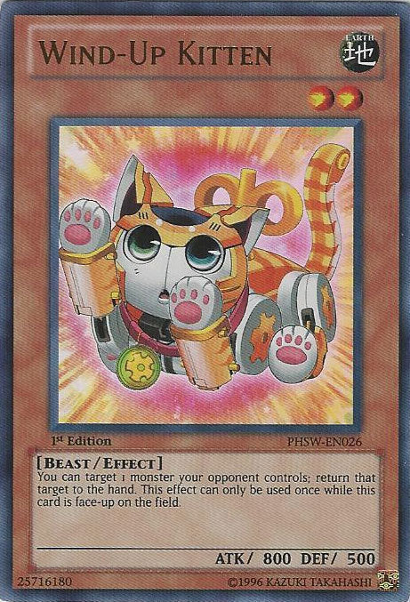 Wind-Up Kitten [PHSW-EN026] Ultra Rare Yu-Gi-Oh!