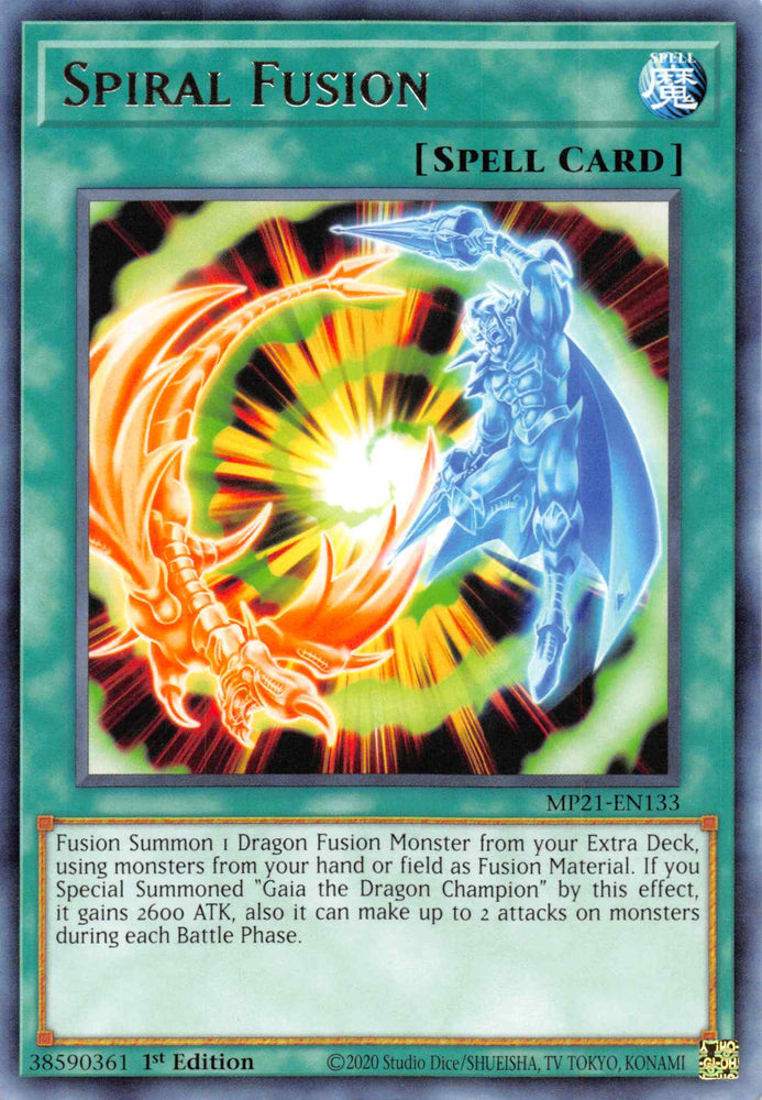 Spiral Fusion [MP21-EN133] Rare Yu-Gi-Oh!