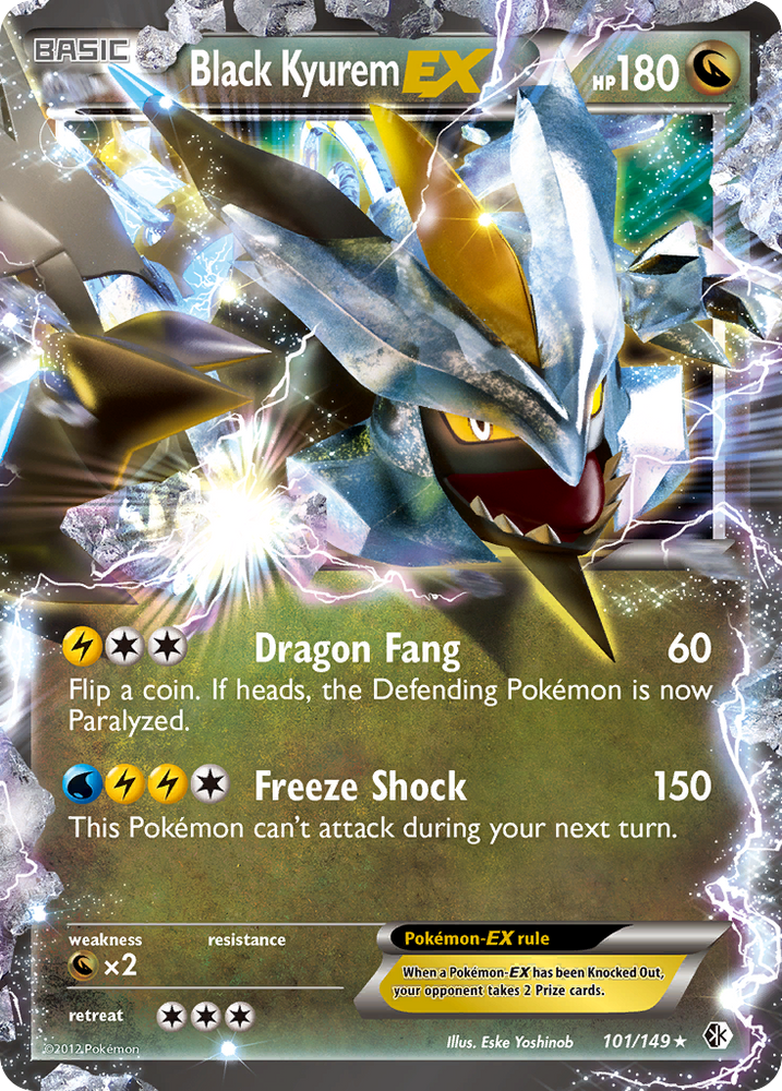 Black Kyurem EX (101/149) [Black & White: Boundaries Crossed] Pokémon