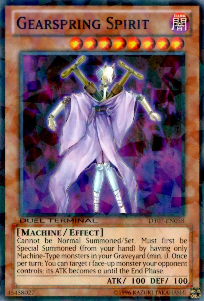 Gearspring Spirit [DT07-EN058] Common Yu-Gi-Oh!