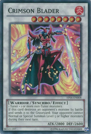 Crimson Blader [AP04-EN008] Super Rare Yu-Gi-Oh!
