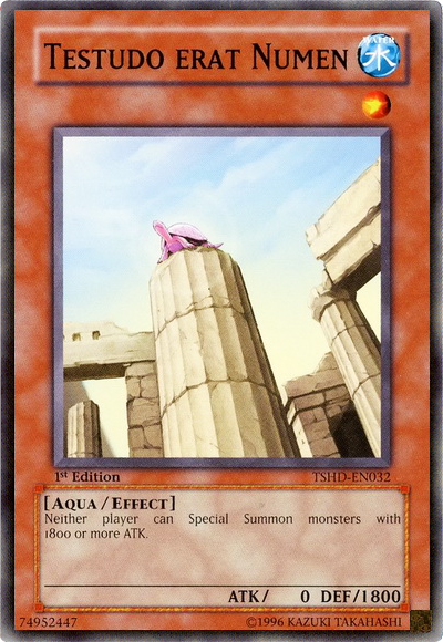 Testudo erat Numen [TSHD-EN032] Common Yu-Gi-Oh!