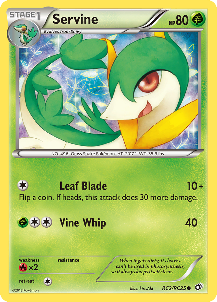 Servine (RC2/RC25) [Black & White: Legendary Treasures] Pokémon