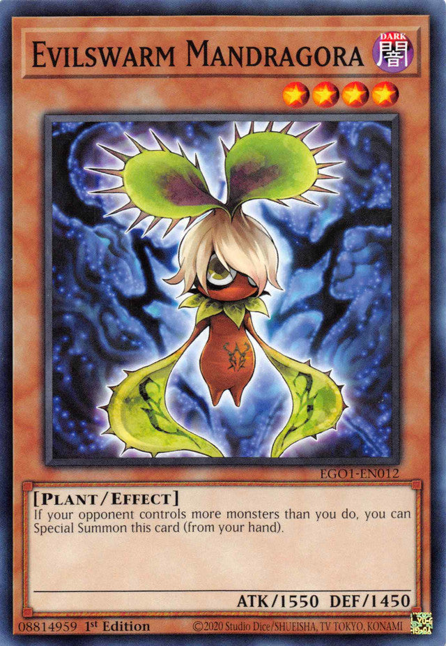 Evilswarm Mandragora [EGO1-EN012] Common Yu-Gi-Oh!